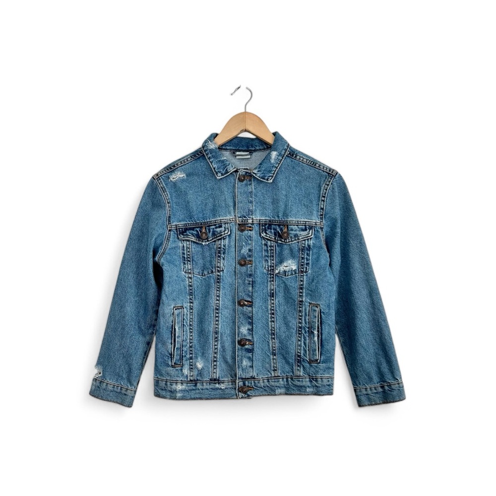 Zara Kids Distressed Denim Jacket